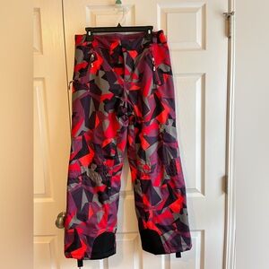 Spyder Women's Multicolor Ski pants. Size 12.
